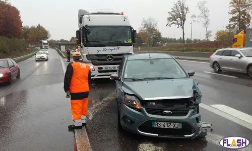 Des perturbations sur l'A20 à cause d'un accident