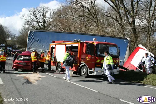 Accident mortel entre Limoges et Eymoutiers