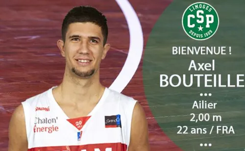Basket : Axel Bouteille signe avec le Limoges CSP