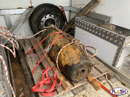 Désamorçage d'une bombe à la gare de triage de Puy Imbert