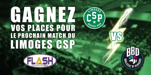 Jeu Limoges CSP / Boulazac : La liste des gagnants