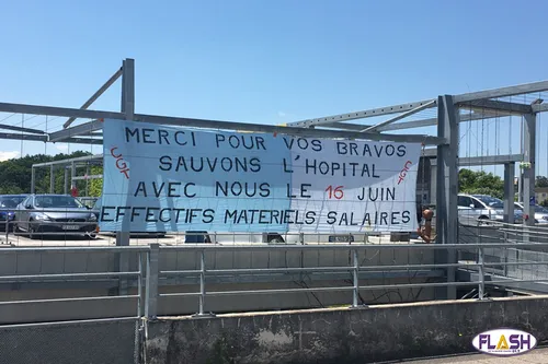 Les mardis de la colère des personnels hospitaliers du CHU de Limoges