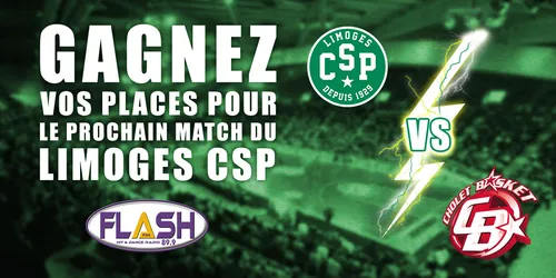 Jeu Limoges CSP / Cholet : La liste des gagnants