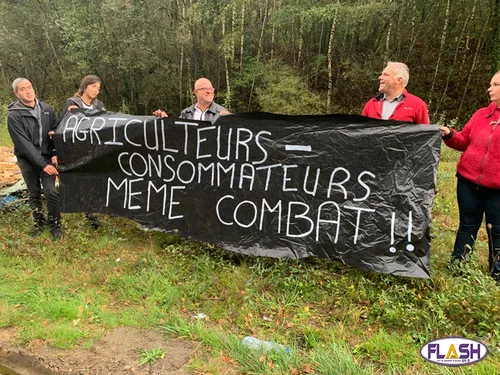 Manifestation du Collectif Citoyens 87 pour défendre le milieu rural
