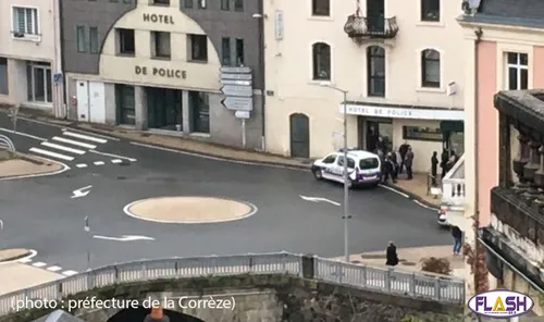 Un forcené retranché dans le commissariat de Police de Tulle