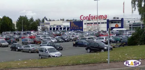 Débrayage samedi matin au Conforama de la Coupole