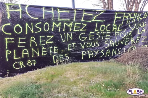 Opération coup de poing de la Coordination Rurale 87 contre...