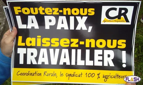 Le ras-le-bol des agriculteurs !