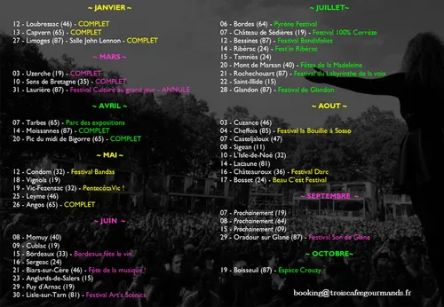 Les Trois Cafés Gourmands signe deux albums sur le label Play Two