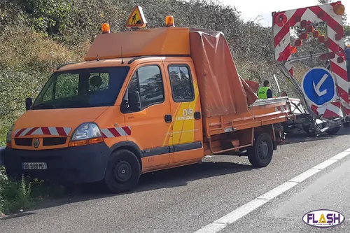 Encore un accident sur un fourgon de la DIR en Haute-Vienne