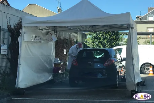 Dépistage gratuit de Covid-19 au Centre Commercial de Corgnac