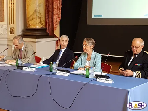 Elisabeth Borne en visite en Haute-Vienne