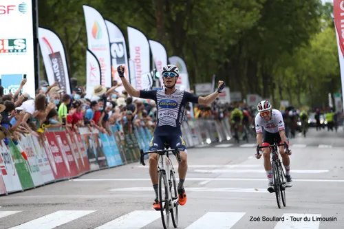 Tour du Limousin Nouvelle Aquitaine : Victoire de Luca Wackermann