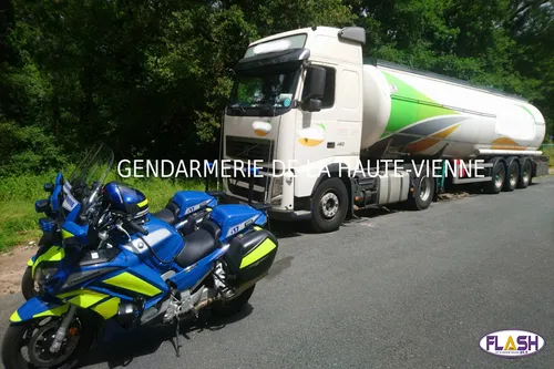 Triste record : Un poids lourd intercepté à 146 km/h sur l'A20