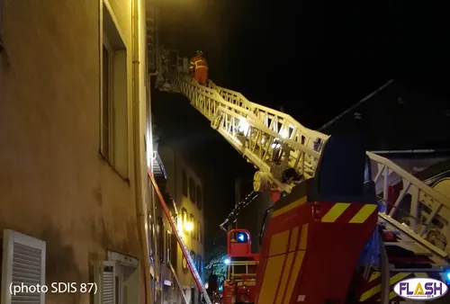 Violent Incendie cette nuit dans un immeuble de la rue des...