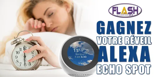Gagnez votre Amazon Echo Spot Alexa