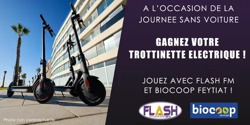 Gagnez votre trottinette électrique avec BIOCOOP FEYTIAT