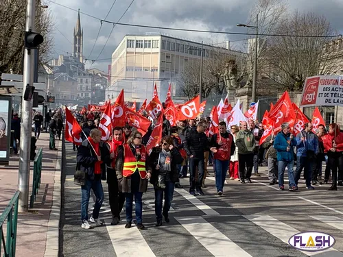 Pouvoir d'achat : Forte mobilisation à Limoges
