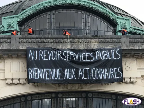 Nouvelle mobilisation des Cheminots à Limoges