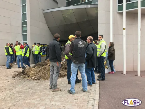 Les agriculteurs dans les rues de Limoges