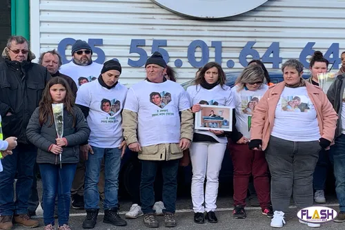 Marche blanche à Limoges en hommage à Damien et Zélie