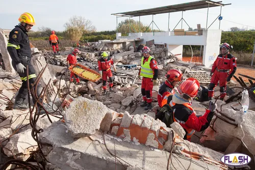 Exercice international en Italie pour les Pompiers de l'Urgence...