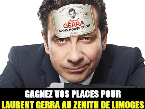 Gagnez vos places pour le spectacle de Laurent Gerra !
