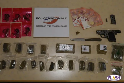 Interpellation d'un jeune trafiquant de drogue qui sévissait à...