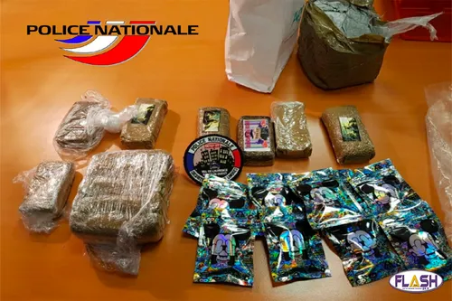 La Police de Limoges découvre 1,3 kg de résine de cannabis