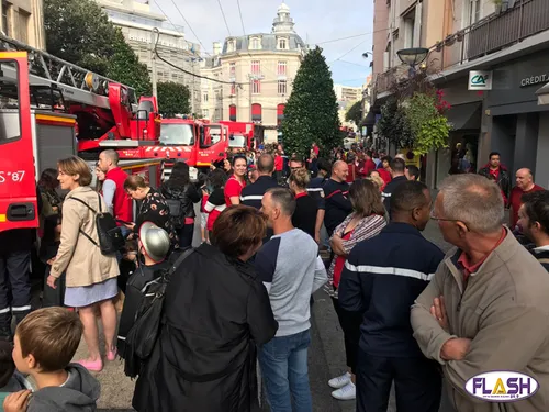 Grève des pompiers : Accueil chaleureux de la population