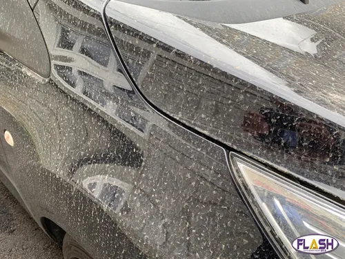 Pluies chargées en sable venu du Sahara