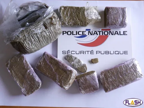 Un trafiquant de résine de cannabis interpellé au Val de l'Aurence