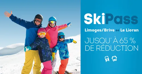 Le Skipass pour aller skier sur les pistes du Lioran au départ de...