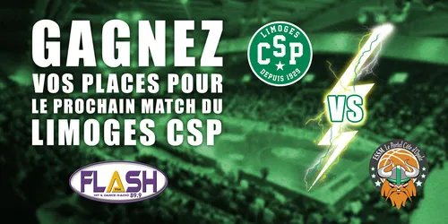 Jeu LIMOGES CSP / LE PORTEL : Liste des Gagnants
