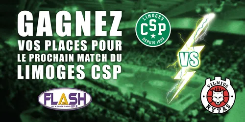 GAGNEZ vos places pour CSP / VILNIUS !