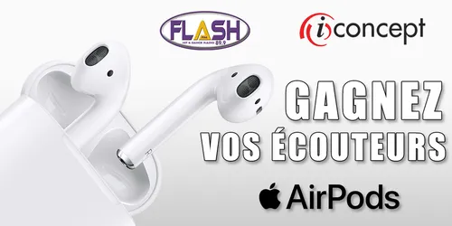 Gagnez vos AIRPODS avec IConcept !