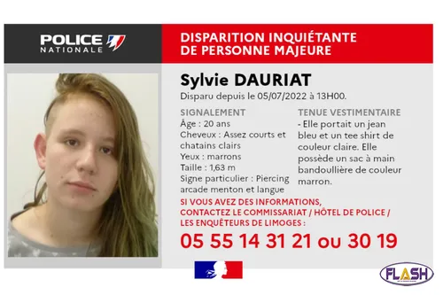 Appel à témoins pour une disparition inquiétante de personne majeure