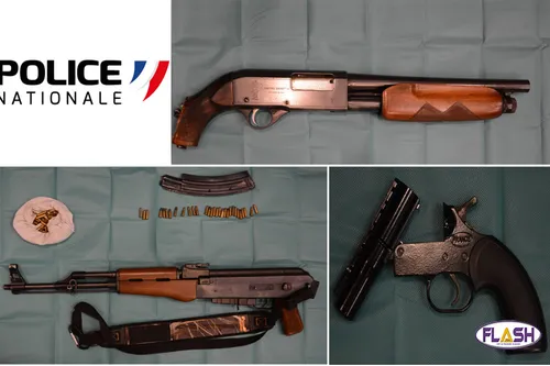 De nombreuses armes découvertes dans un appartement de Limoges