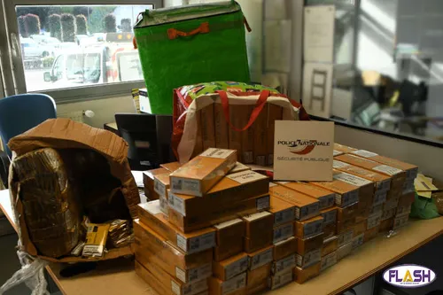 Limoges : 107 cartouches de cigarettes et 280 paquets de tabac à...