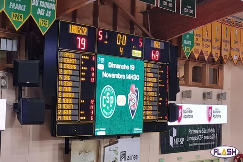 Basket : Limoges CSP 79 - ASVEL 68. Au courage, Limoges s’impose.