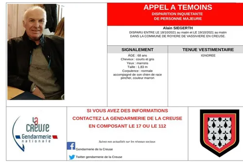 Creuse : Le disparu de Royère de Vassivière retrouvé sain et sauf