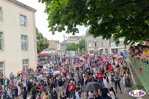 Haute-Vienne : 300 personnes pour dénoncer la venue d’Eric...