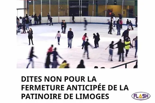 Une pétition contre la fermeture prochaine de la patinoire de Limoges