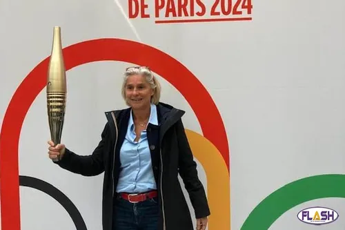 La flamme Paralympique à Limoges le lundi 26 août 2024