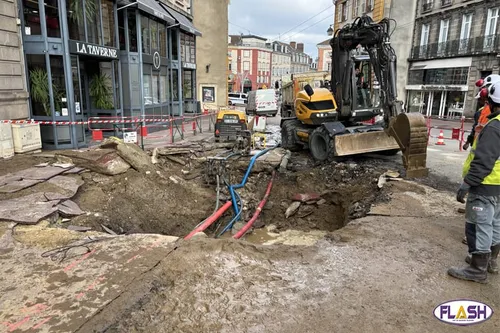 Limoges : rupture d'une importante canalisation d’eau