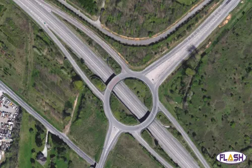 Travaux : Réfection de chaussée du rond-point du Breuil