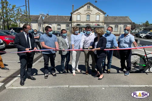 Inauguration du 1er tronçon de la « Grande Traversée VTT de la...