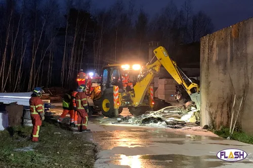 Important incendie dans une entreprise de Couzeix