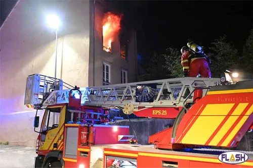 Un incendie dans un immeuble de la rue Montmailler à Limoges