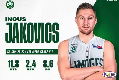 Basket : Le Limoges CSP annonce une nouvelle recrue